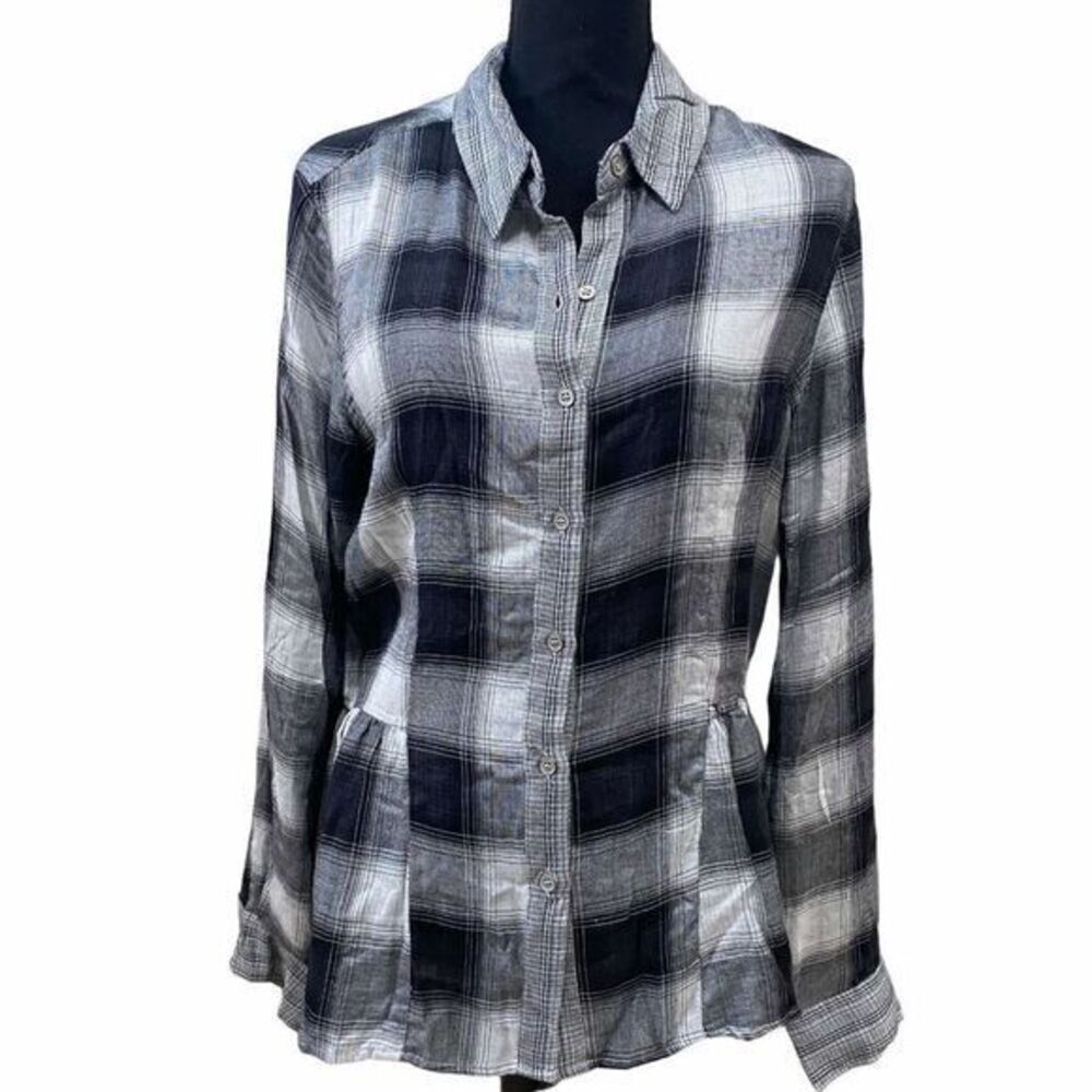 Nostalgia Plaid Cotton Tumic Size M